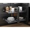 Hardware Resources STORAGE WITH STYLE Black Nickel 15" Blind Corner Organizer SWS-BCS15BN - alternate 3